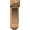 Ekena Millwork Thorton Arts and Crafts Smooth Bracket w/ Offset Brace, Western Red Cedar, 5 1/2"W x 18"D x 18"H BKT0604X18X18THR03SWR - alternate 3